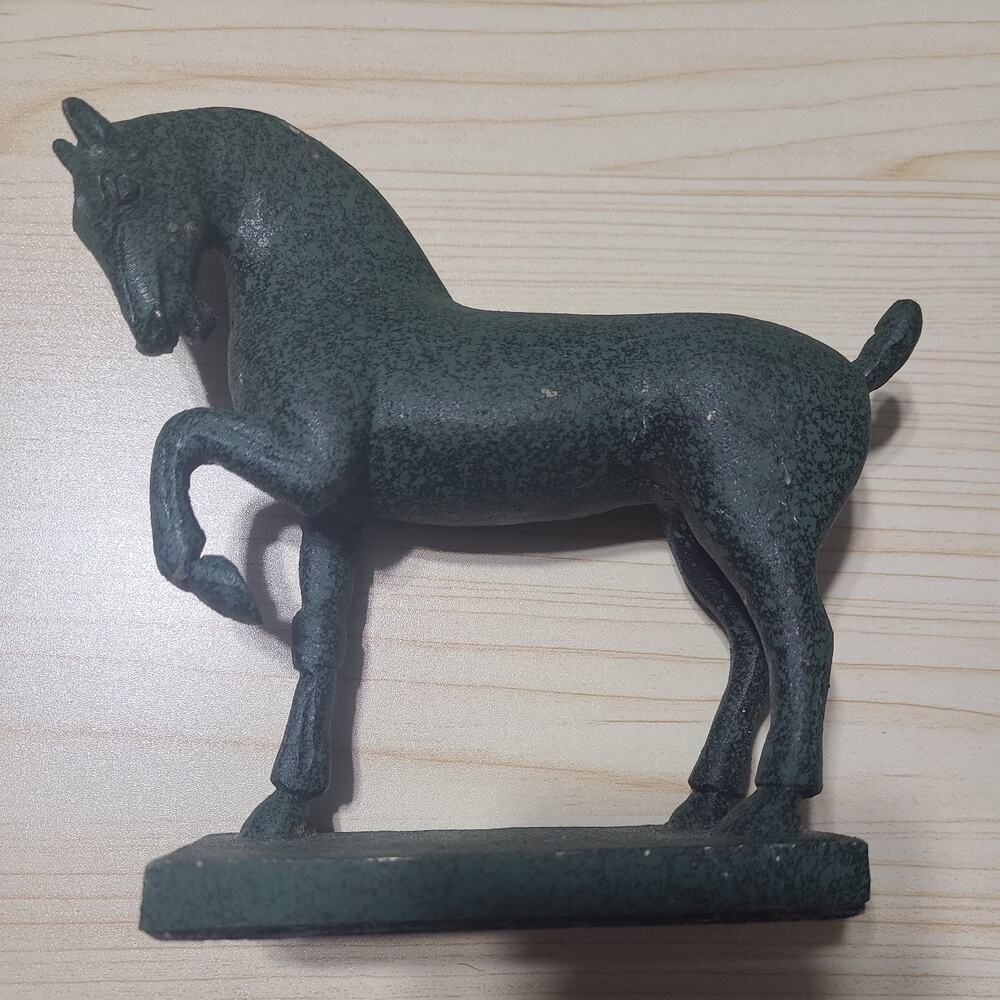 Hand Cast Bronze Chinese Imperial Horse of Xian statue Franklin Mint 1985 MINT